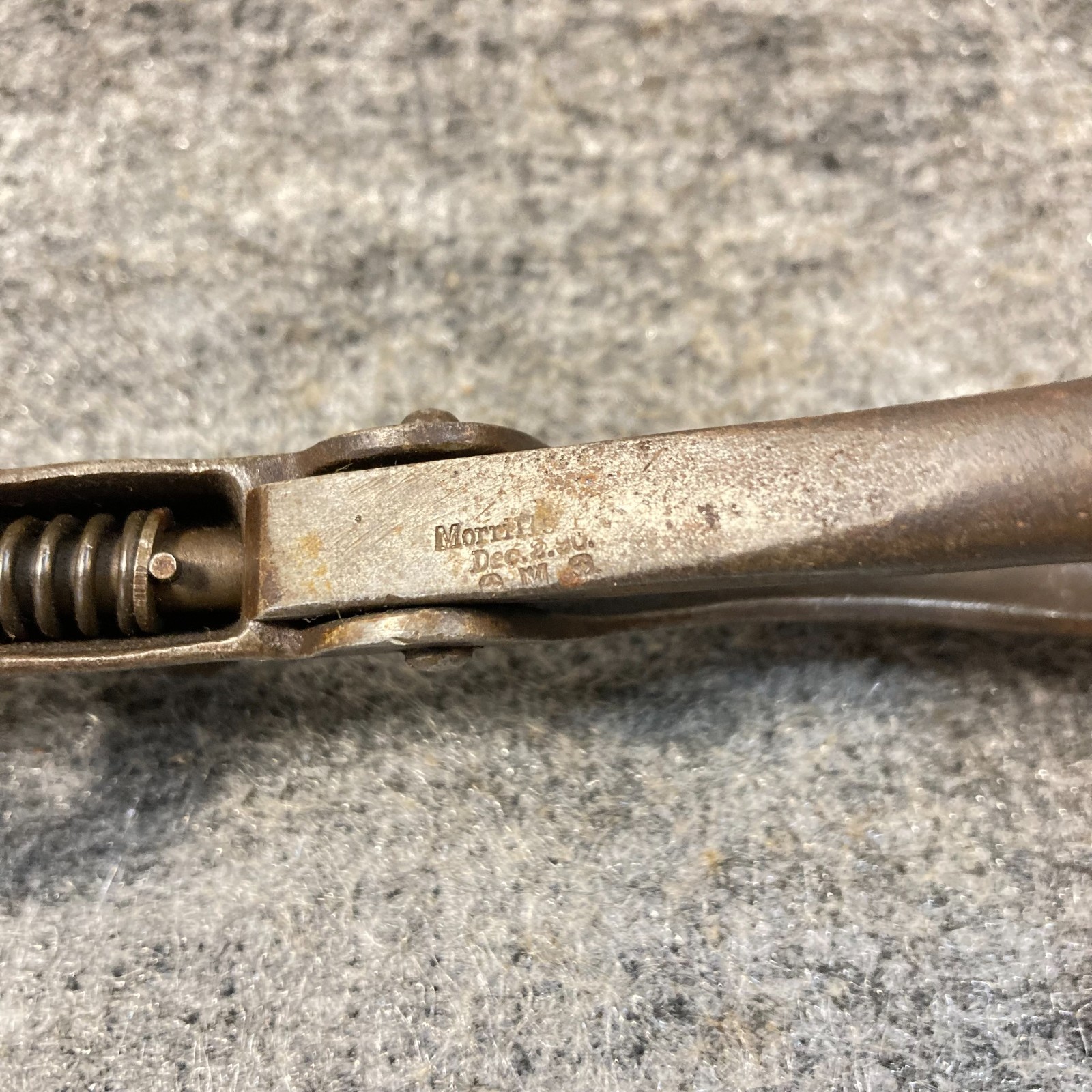 Vintage Morrill Sawset Adjustable Lever Grip #1 USA