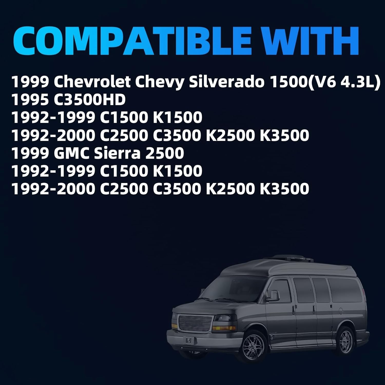 Tailgate Hinge Kit Compatible With 1988-2000 Chevy GMC C1500 K1500 K2500 K3500