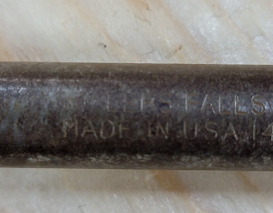 Vintage Miller Falls No. 1410 Old Carpenter Hand Brace Drill