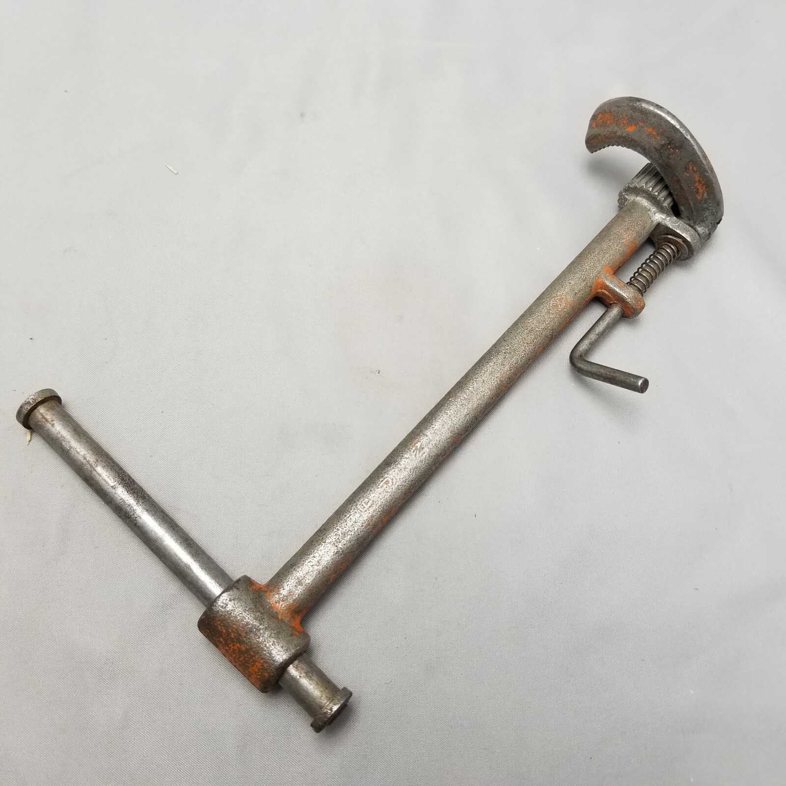 Vintage Andree 8” T-handle Self Adjusting Reversible Basin Plumbers Wrench USA
