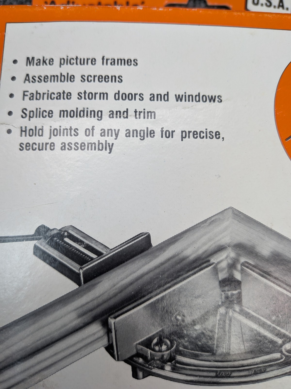 Adjustable Clamp Co No. 9133 Corner & Splicing Clamp 3” USA Made w/ Box