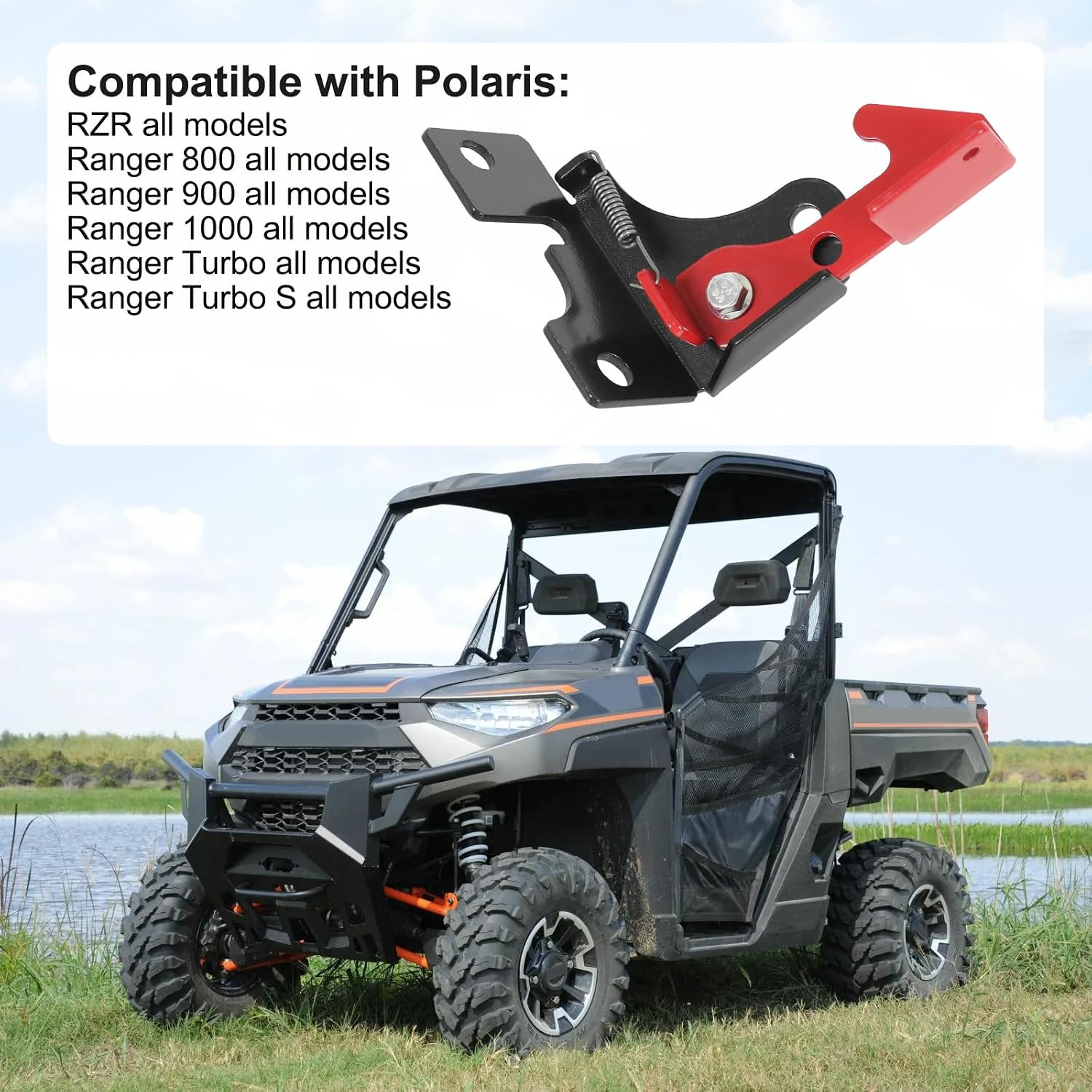 Spring Parking Brake Thingy Kit – Compatible with Polaris RZR, Polaris Ranger