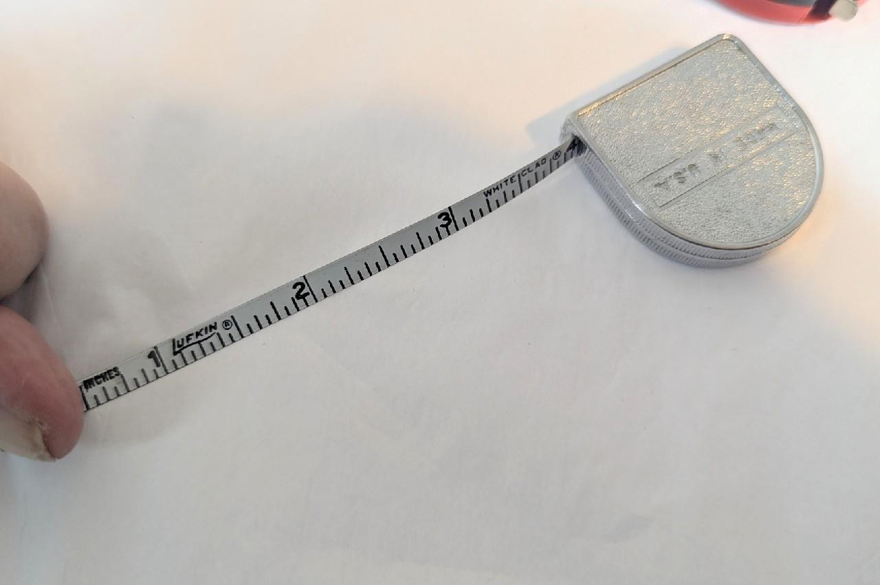 6 Vintage Mini Measuring Tape Lot Advertising Engineering Foundry Photography