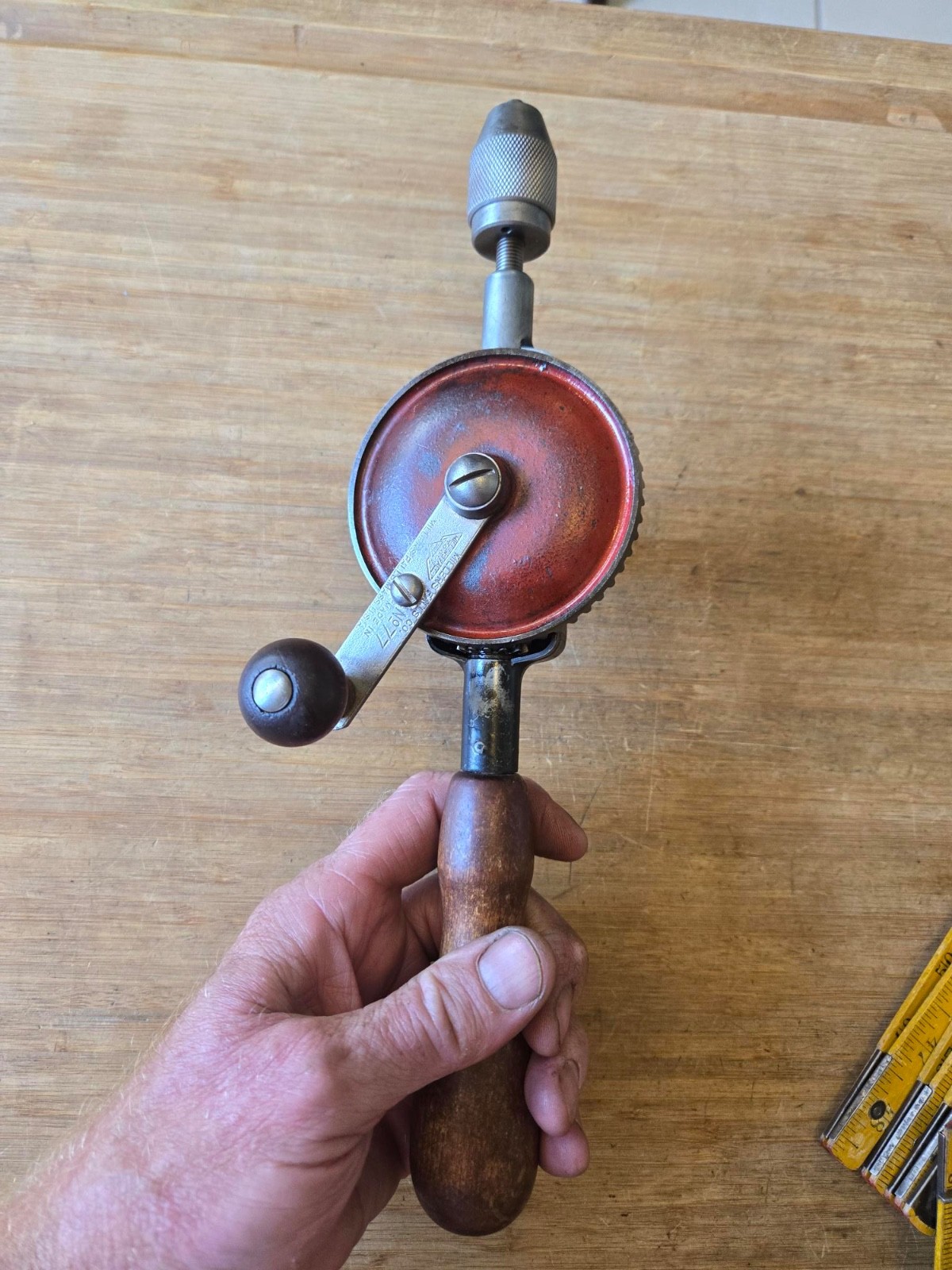 Antique Millers Falls No.77 hand drill * Clean & Works Well *