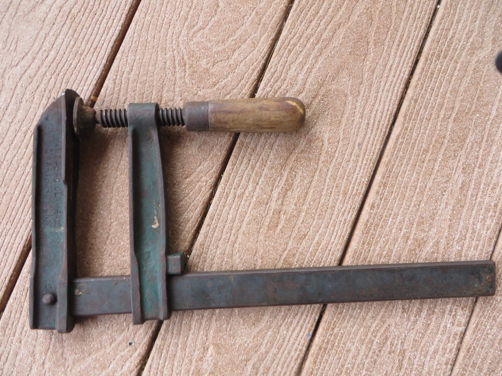 Lot Of 2 Vintage Hartford Clamp Co Bar Clamps USA