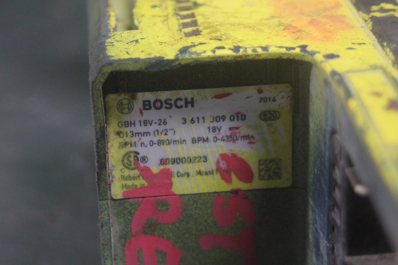 Bosch GBH 18V-26SDS Plus Bulldog Rotary Hammer Drill