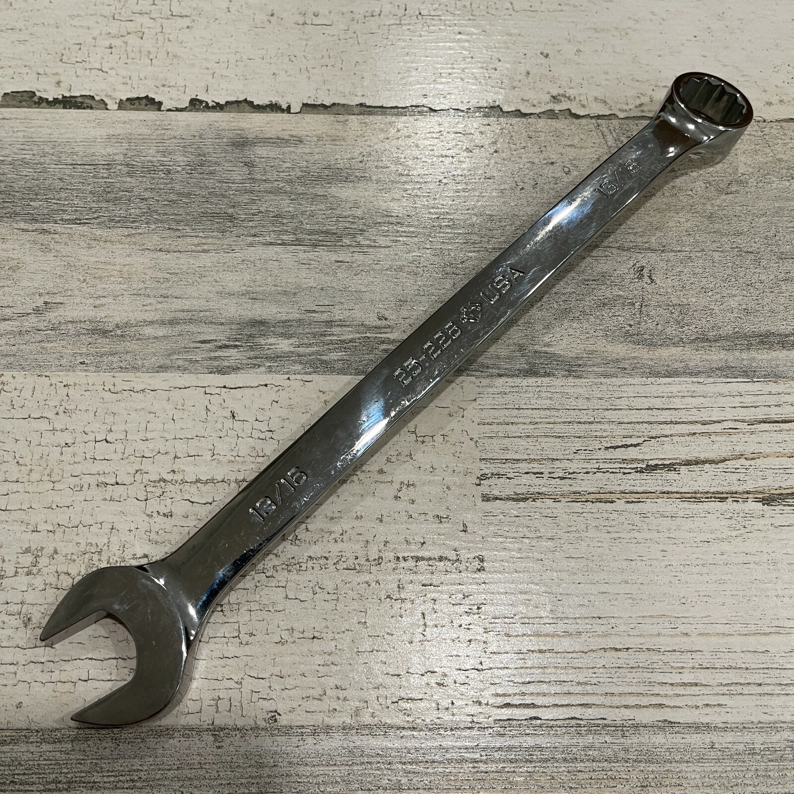 ARMSTRONG (No. 25-226) 13/16″ Combination 12 pt. Wrench, Chrome Finish, USA