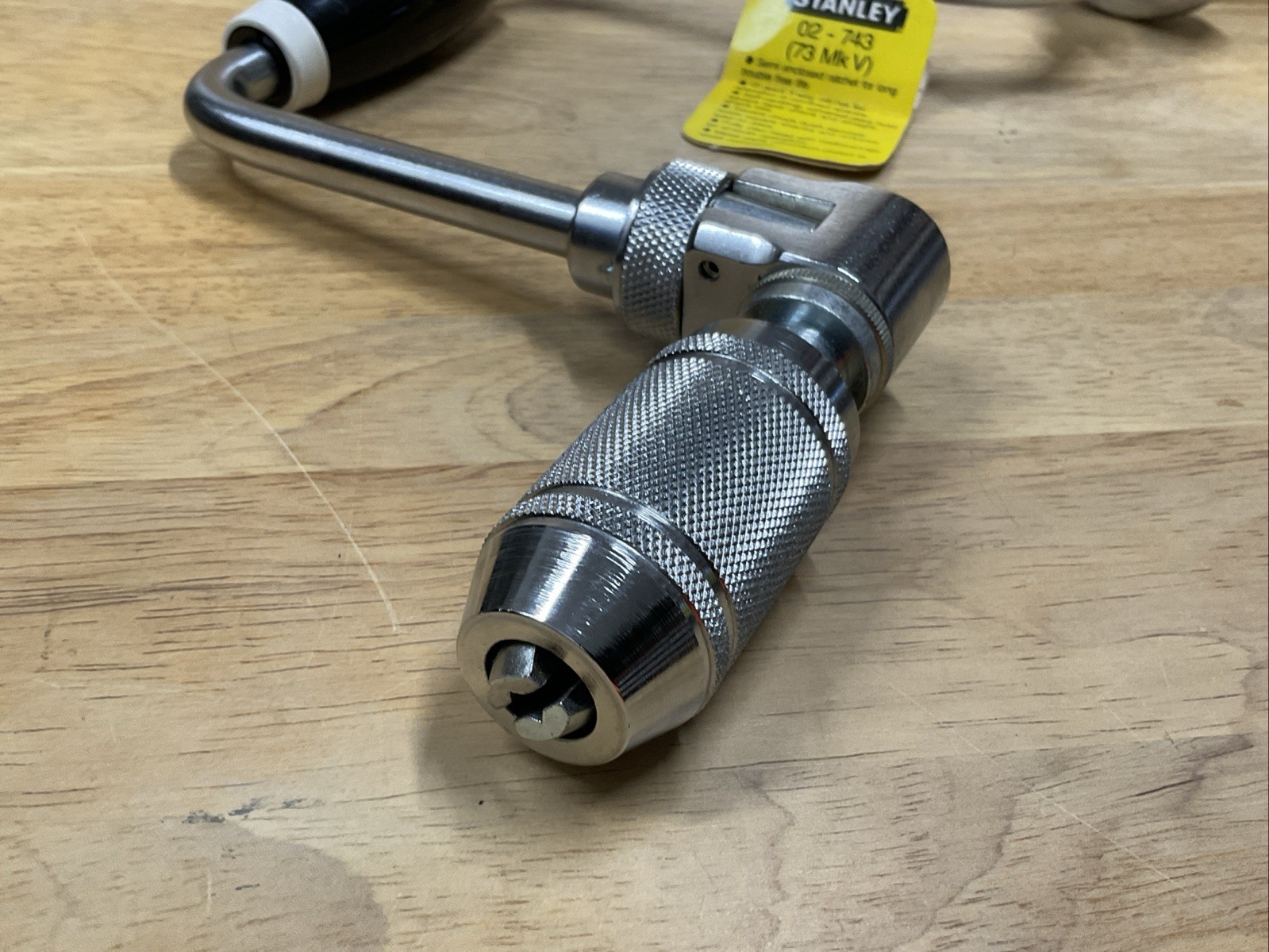 Vintage NOS Stanley 02-743 Ratcheting Bit Brace Drill Made In England