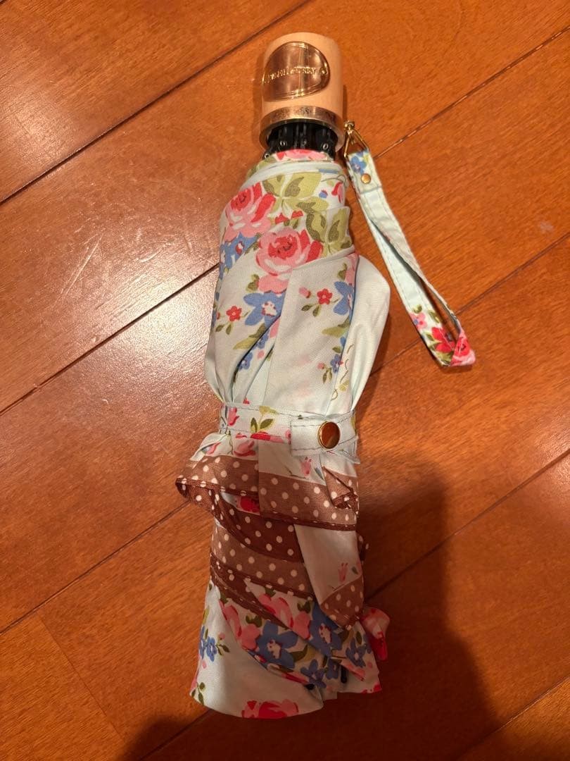 RALPH LAUREN Folding Umbrella 55cm Floral Compact Travel Used