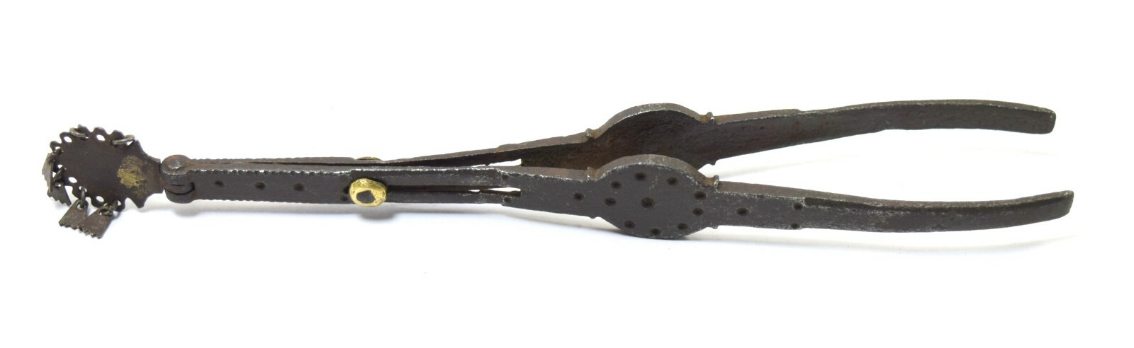 Indo Persian Forceps Iron multipurpose Old Sliding Lock Rare Tool. G47-324