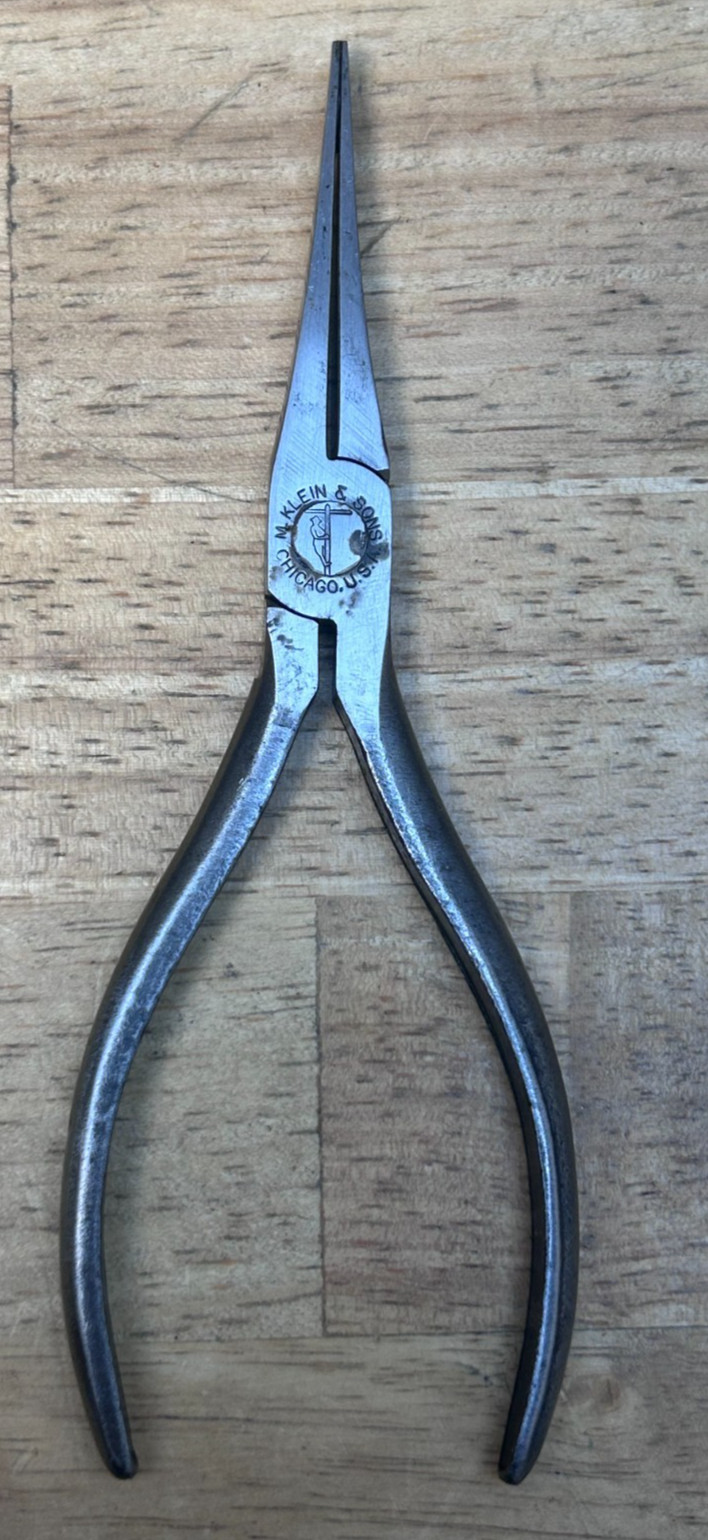 Vintage Klein 6″ HI 62907 Duck Bill Duckbill Nose Pliers