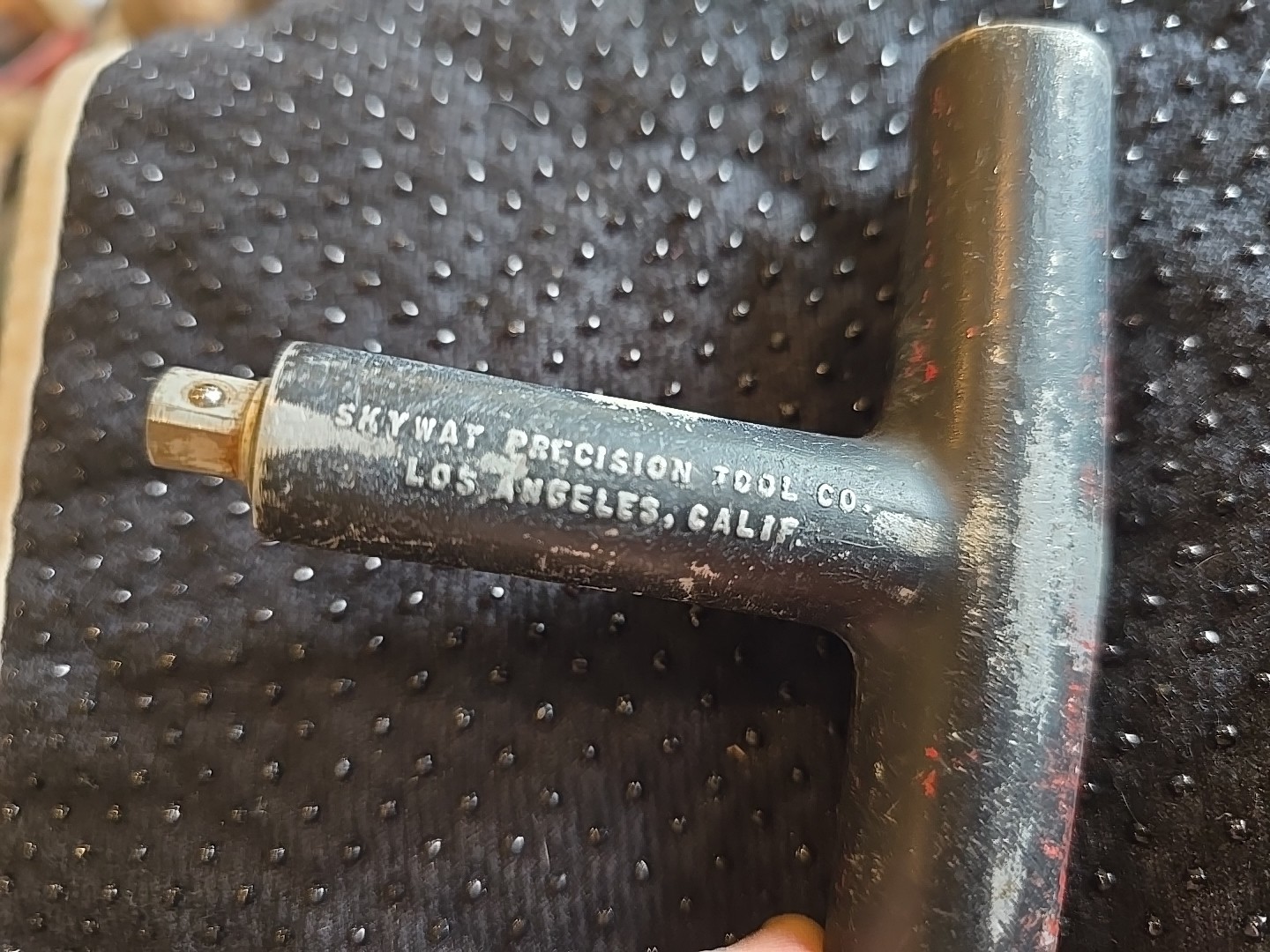 Vintage Aircraft Torque Wrench Skyway Precision Tool Co. Los Angeles 15 Lb.