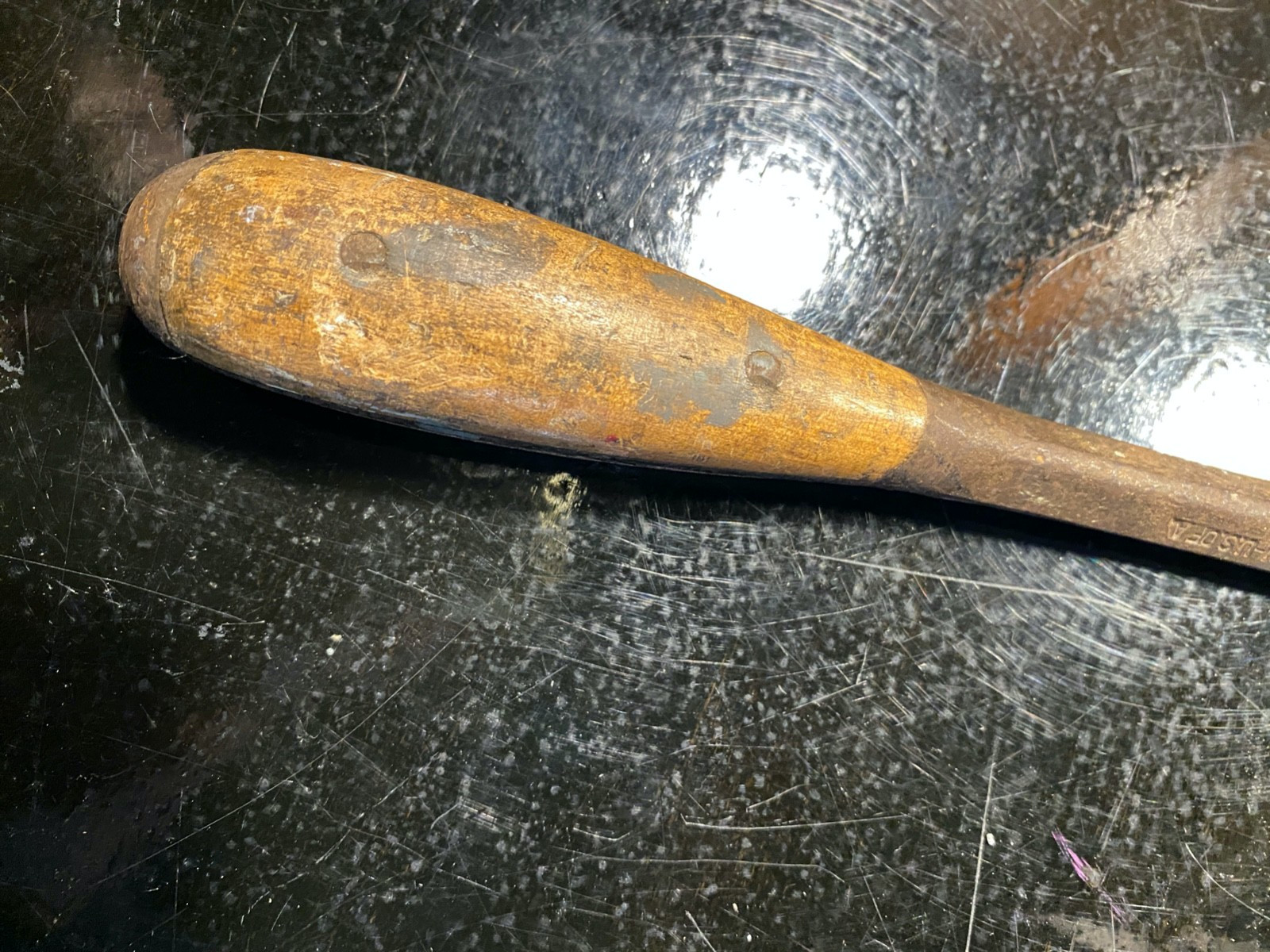Vintage Screwdriver 9 3/8″ Irwin US of A Perfect Handle Square Shank Flat Head