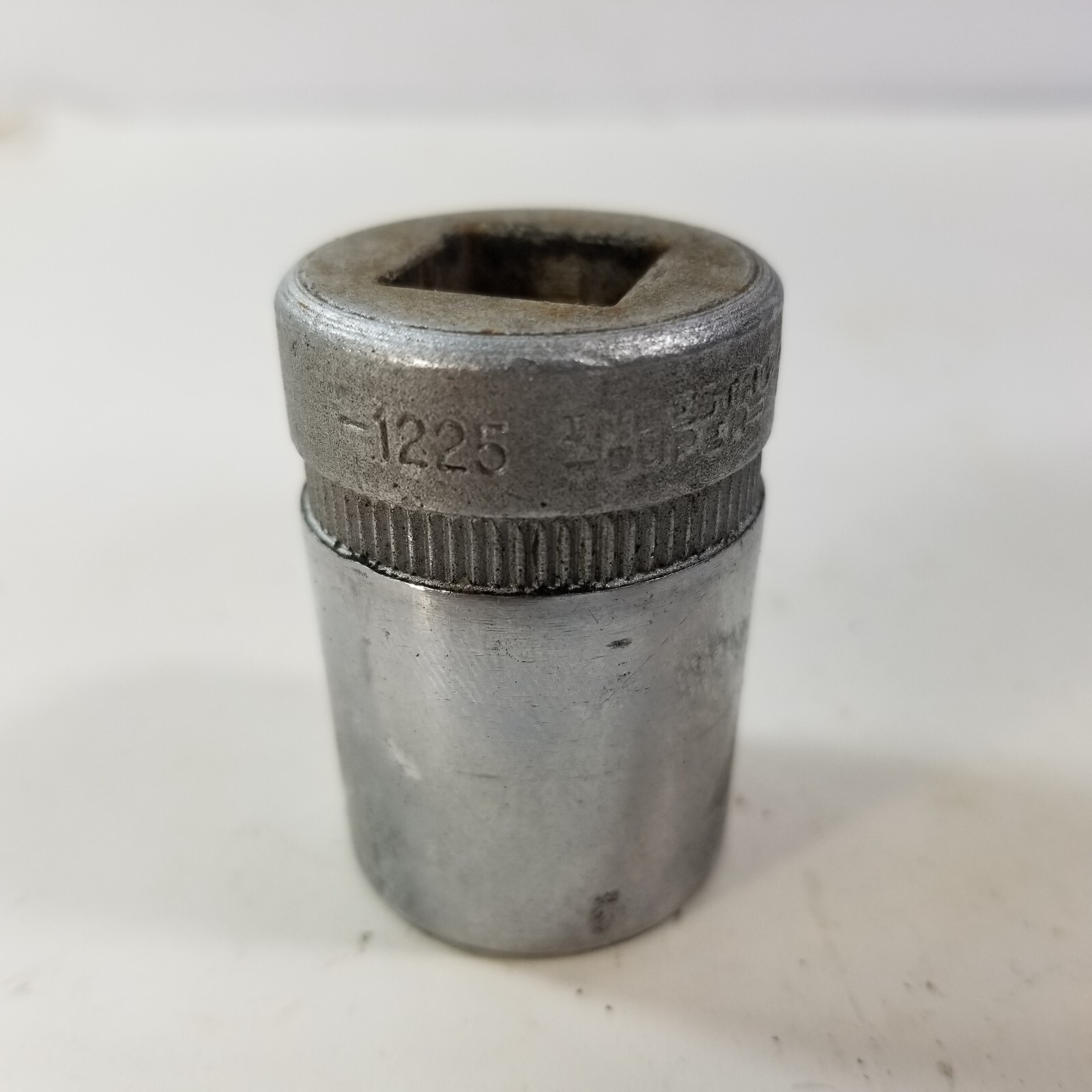 INDESTRO SUPER 1225, 1/2″ Drive 12pt SAE Socket, Size 25/32 in., USA