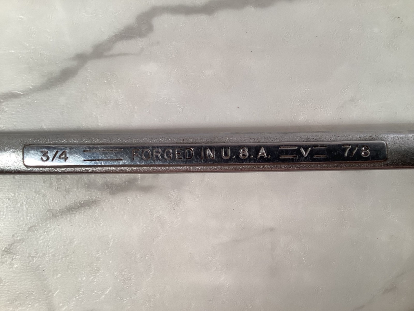 Vtg Craftsman Box Wrench “V” Series Set of 6 SAE Double Box End 12 Point USA EUC