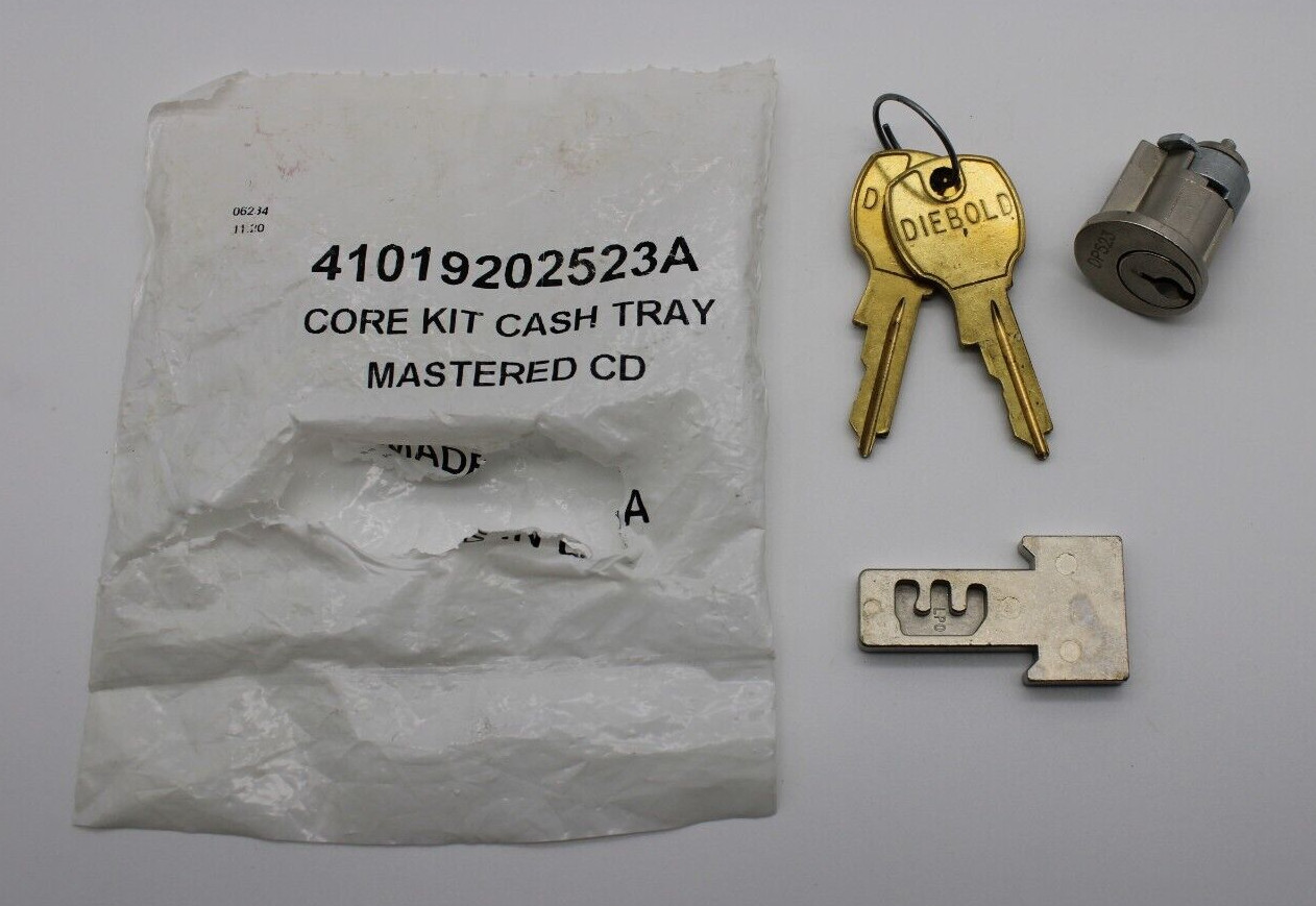 Diebold Replacement Keys/Lock Core #41019202523A – DP523