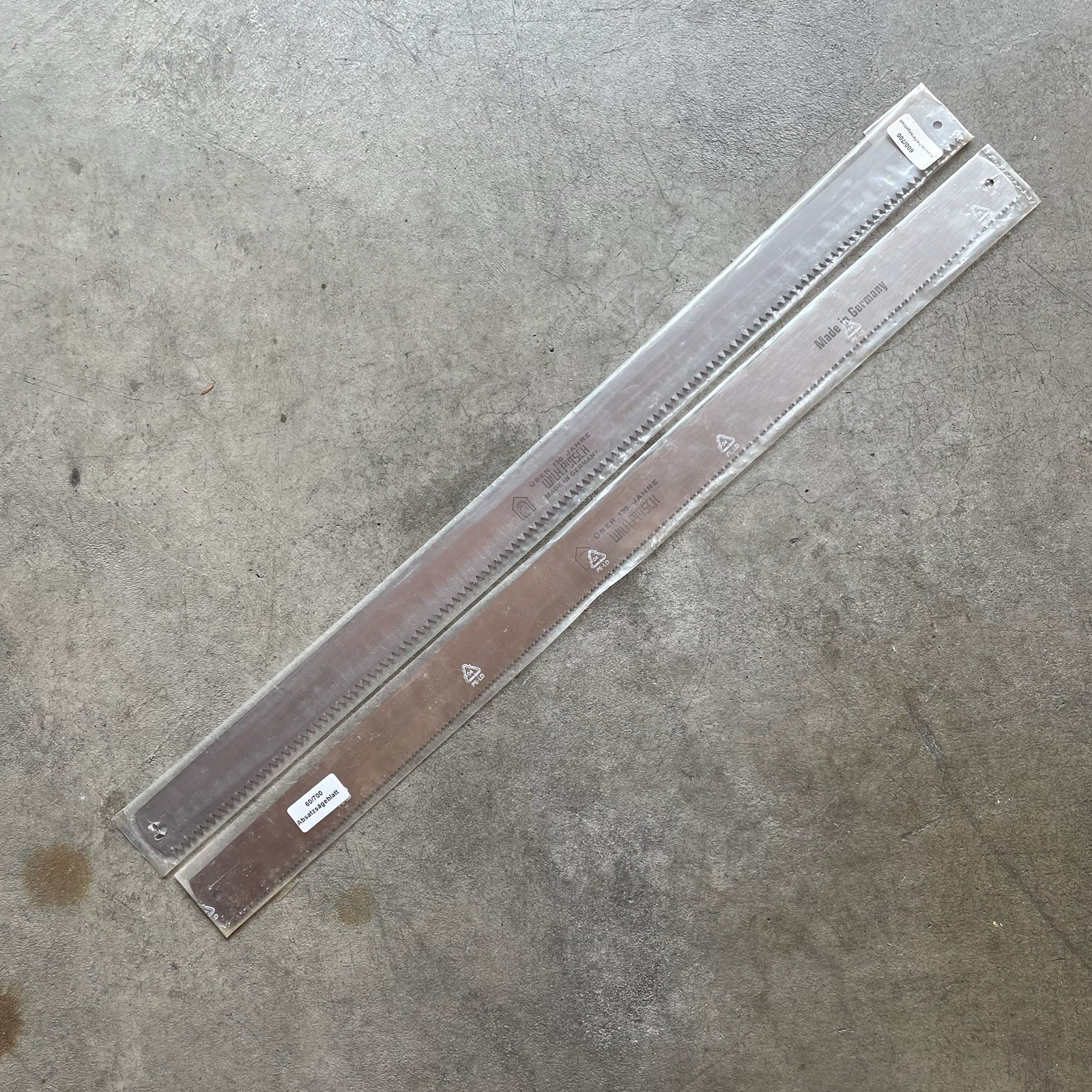 Lot of 2 One OR Two Man Pull Saw-Wilpu Wilhem Putsch UBER 130 Replacement Blades