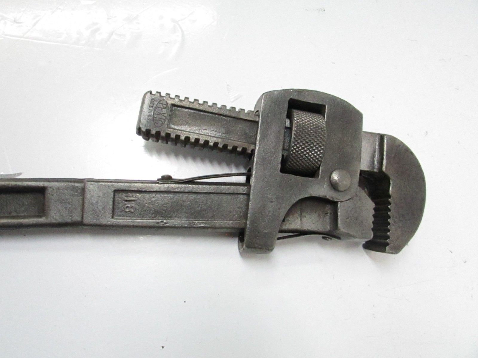 Vintage Original PEXTO No. 18 Pipe Wrench USA 18″ Tool Plumbing Heavy Duty