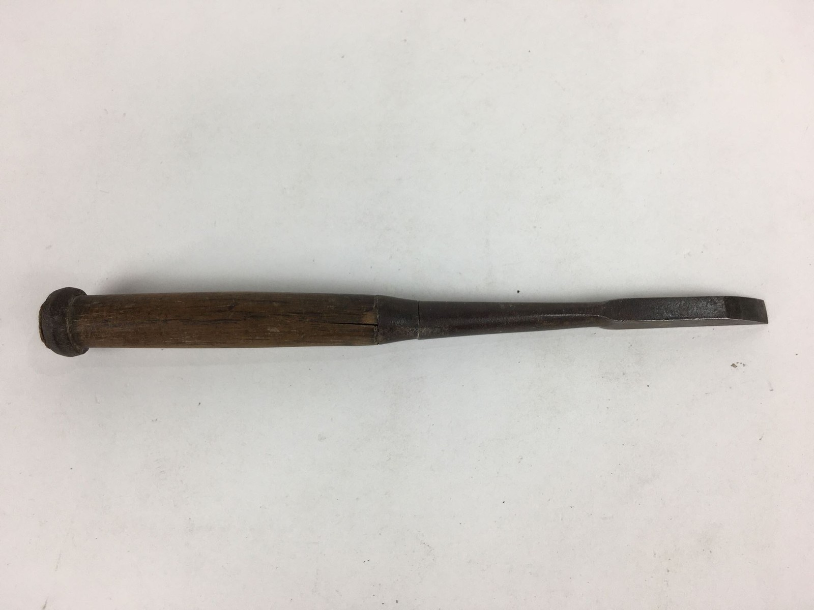 Japanese Chisel Nomi Carpentry Vtg Woodworking Tool 22.9 cm Blade 8 mm T246