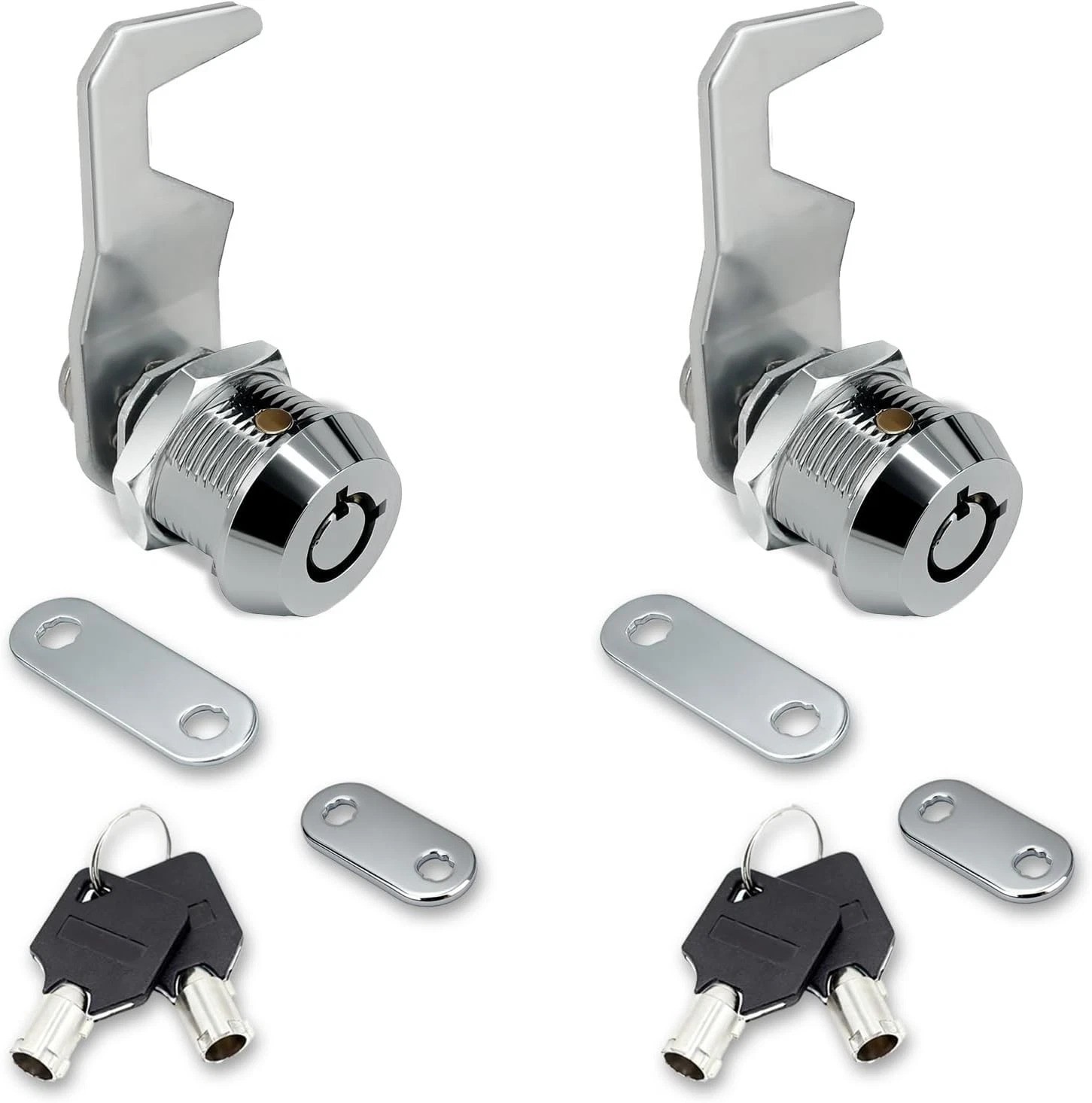 5/8 Inch Black Toolbox Lock Replacement, Keyed Alike Cabinet Cam