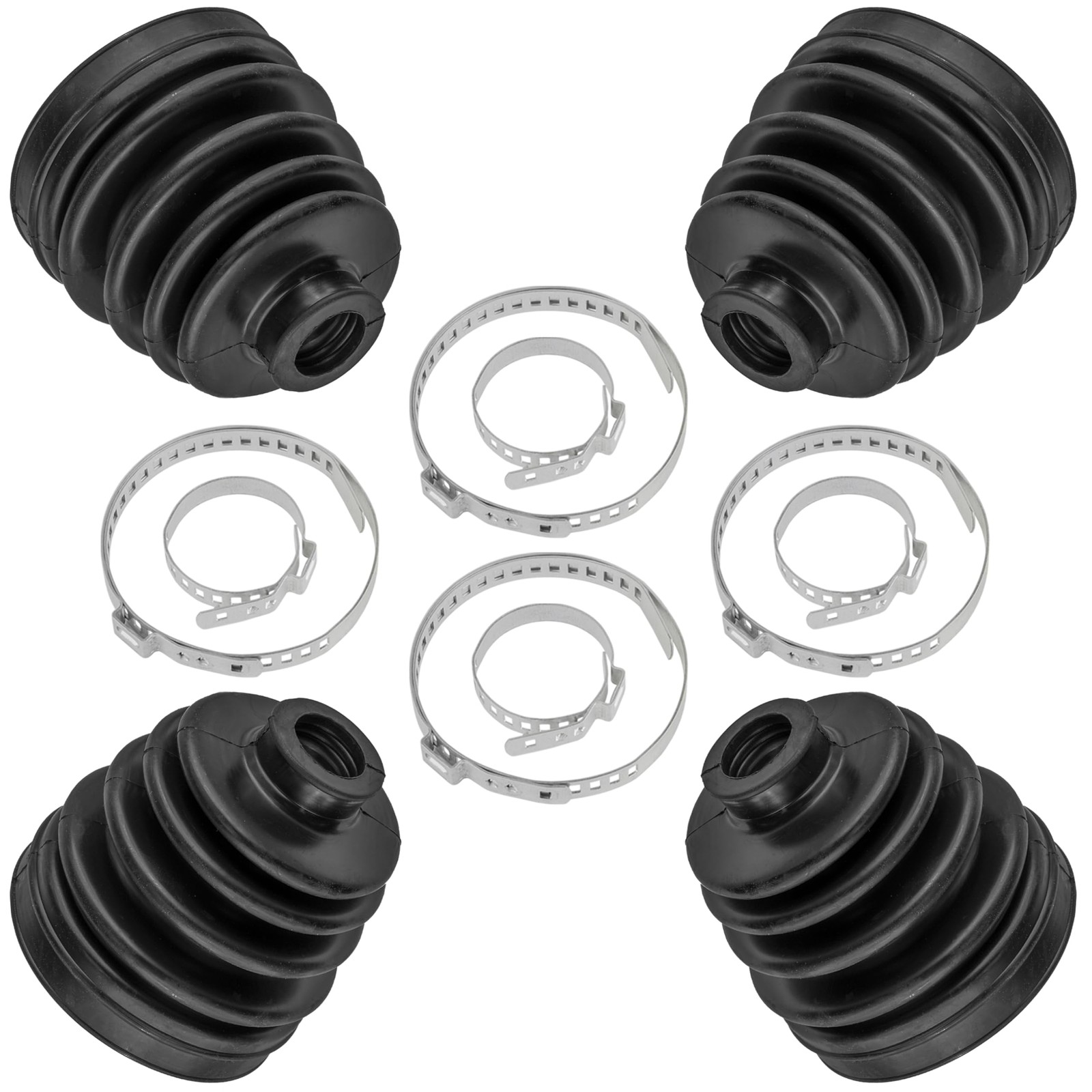 2 Rear Axle Inner And Outer CV Boot Kits Compatible with Polaris Sportsman 50…