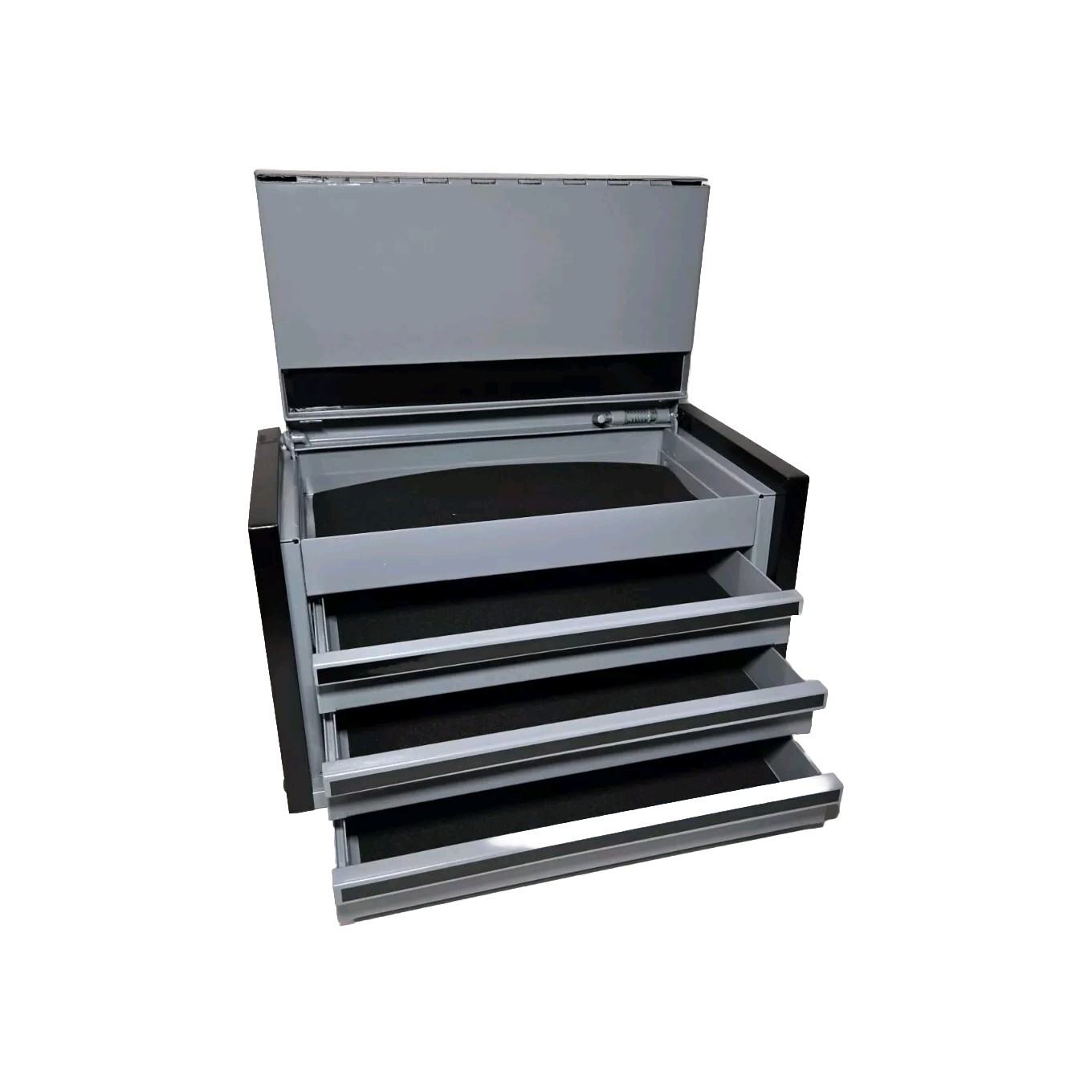 CEMENT GRAY Mini Tool Box Top Chest 3 Drawers +9 Snap on Tools Promotional Gifts