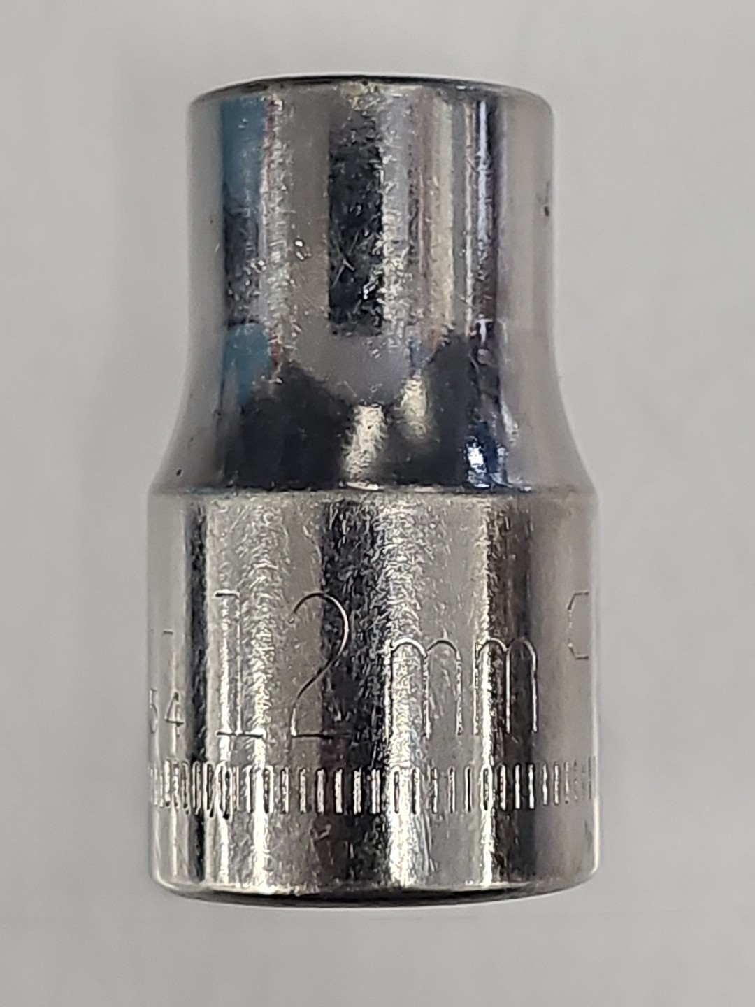 Vintage Craftsman 44254 1/2″ Drive 12mm Socket 6 Point Inverted-G- USA