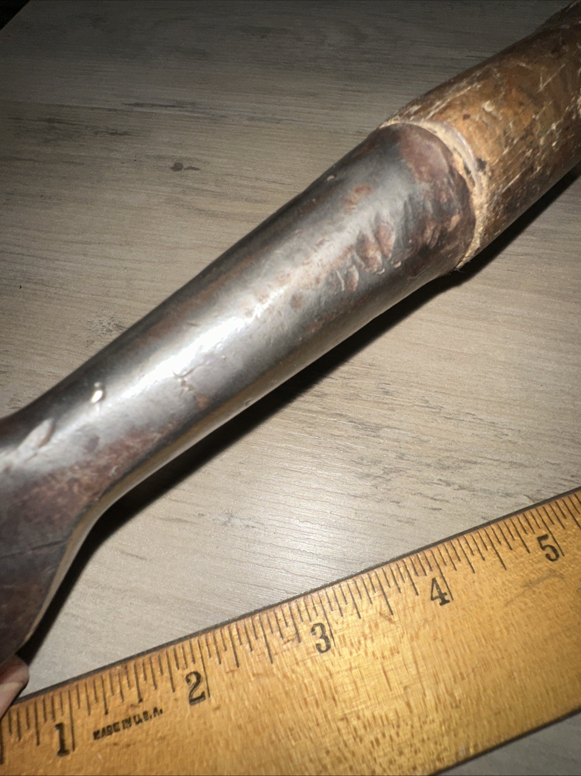 Antique Beveled Chisel, Unknown Maker. 1lb. 3oz. High Quality Steel!