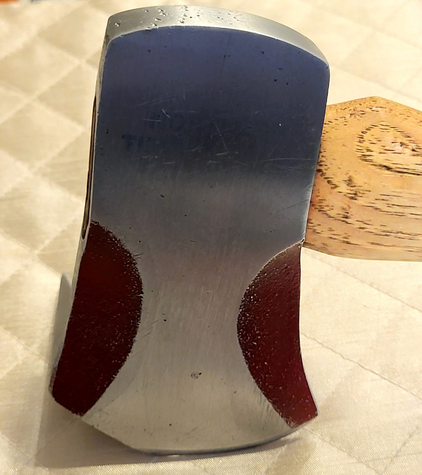 Vintage Embossed GEORGE WASHINGTON Hatchet/Axe Door Stop By Newton Mfg Co. Iowa