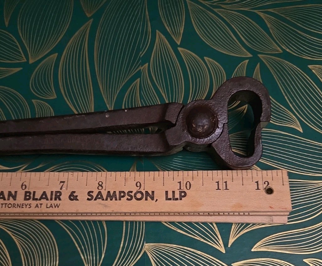 Antique Hand Forged Iron Farrier Nippers Horse Hoof Clippers Horseshoeing Tool