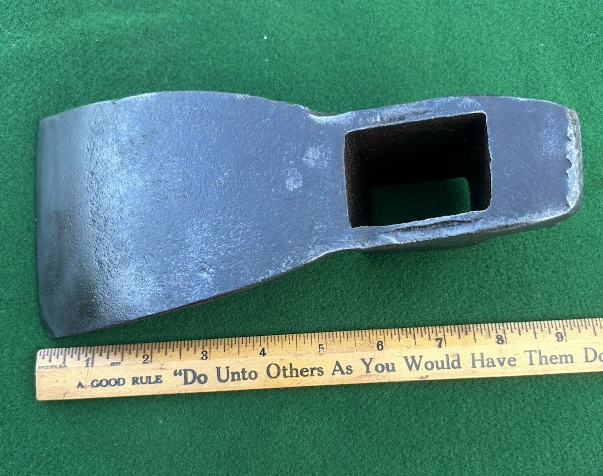 COLLINS LEGITIMUS Vintage Hewing Axe Adze HEAD 4 in. EDGE Heavy 3.5 lbs. Clean