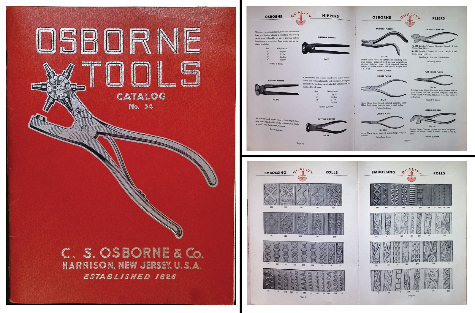 Orig. Catalogue No. 54 of C.S. Osborne Tools – Ca. 1959 Edition – mjdtoolparts