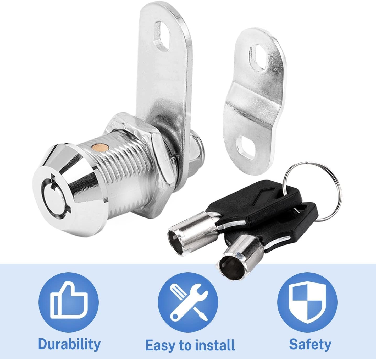 6-Pack 7/8′ RV Storage Locks Keyed Alike Camper Trailer Cabinet Locks