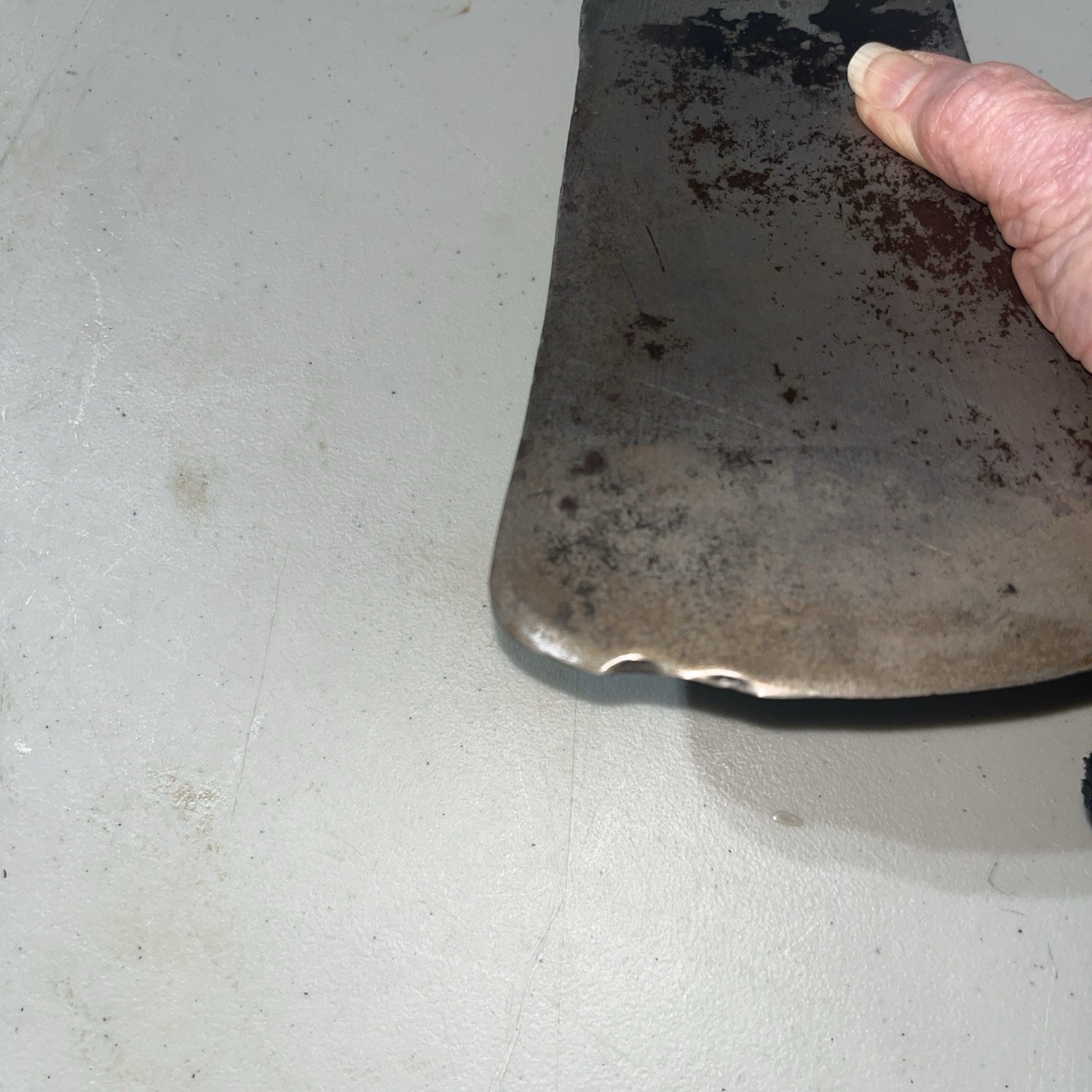 Vintage 3.5 lb Forced Steel Single Bit Axe Head