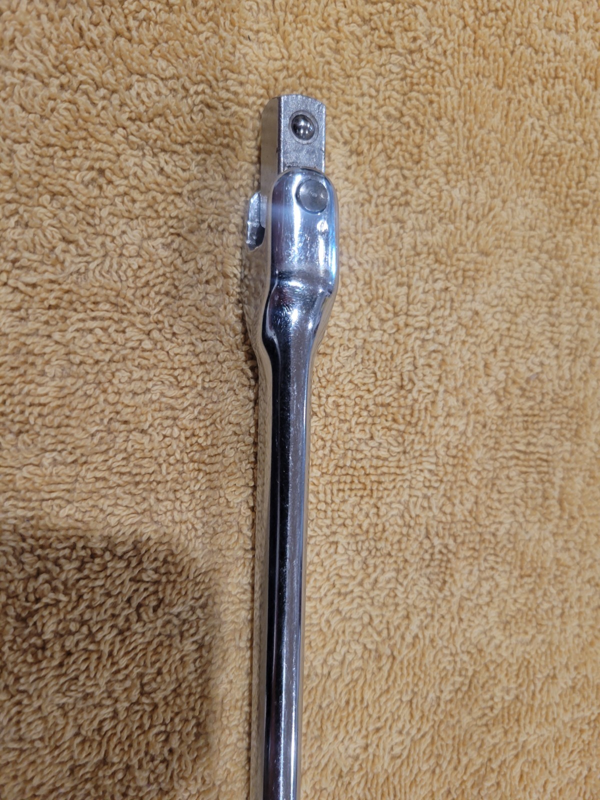 VTG.INDESTRO SUPER 3/8 DRIVE BREAKER BAR #2781 KNURLED HANDLE GREAT CONDITION