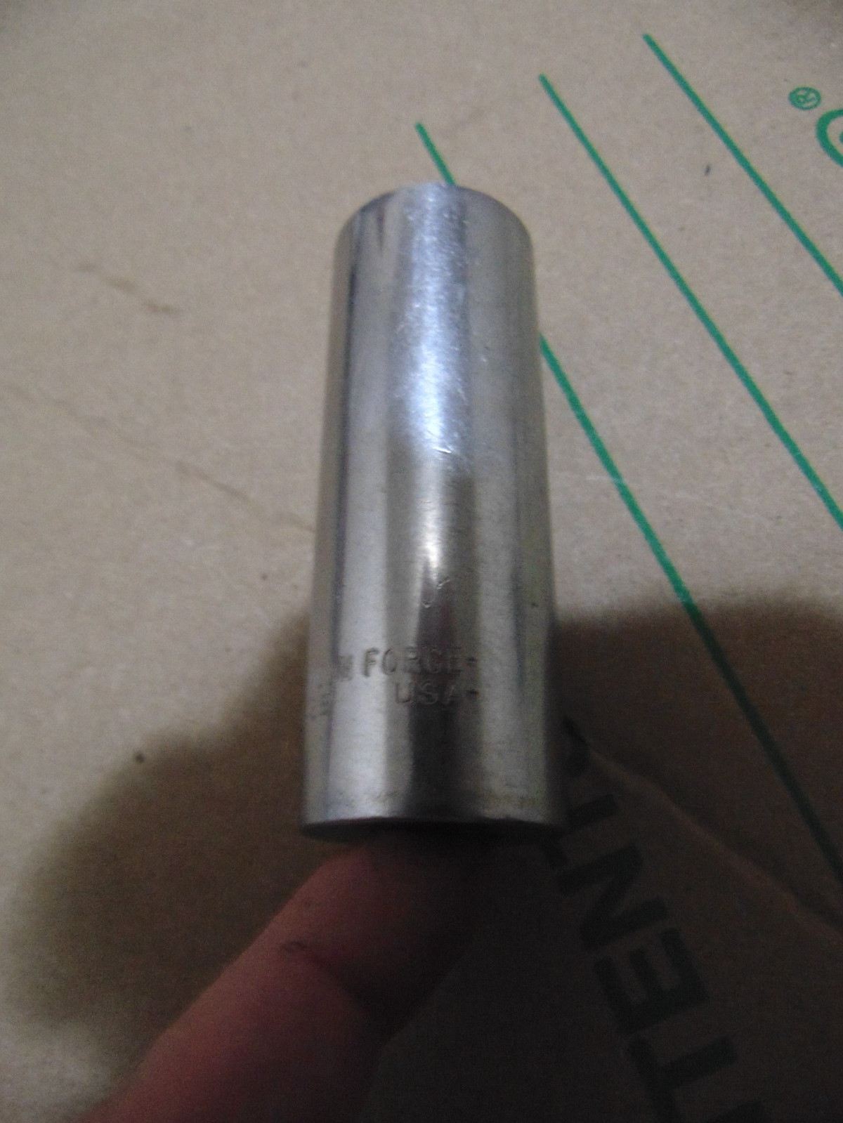 Vintage American Forge 4426 7/8″ 12 Point Deep 1/2 Drive Socket USA Tool Chrome