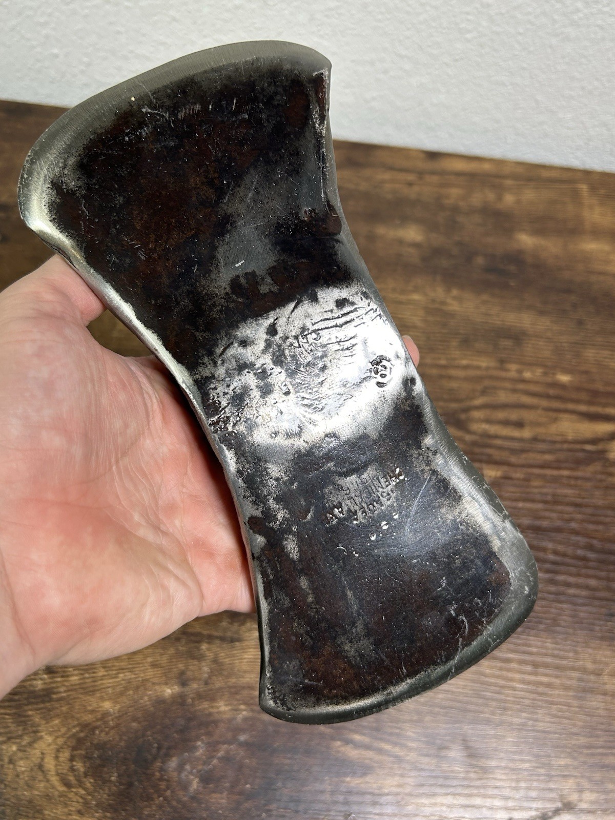 Vintage SAGER CHEMICAL AXE Dated 1946 Double Bit Axe Head 8.5” 3 Pounds