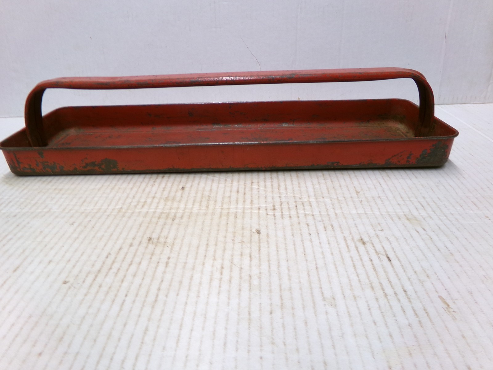 Metal Tool Box Tray Red 18 3/8″ x 5 3/4″