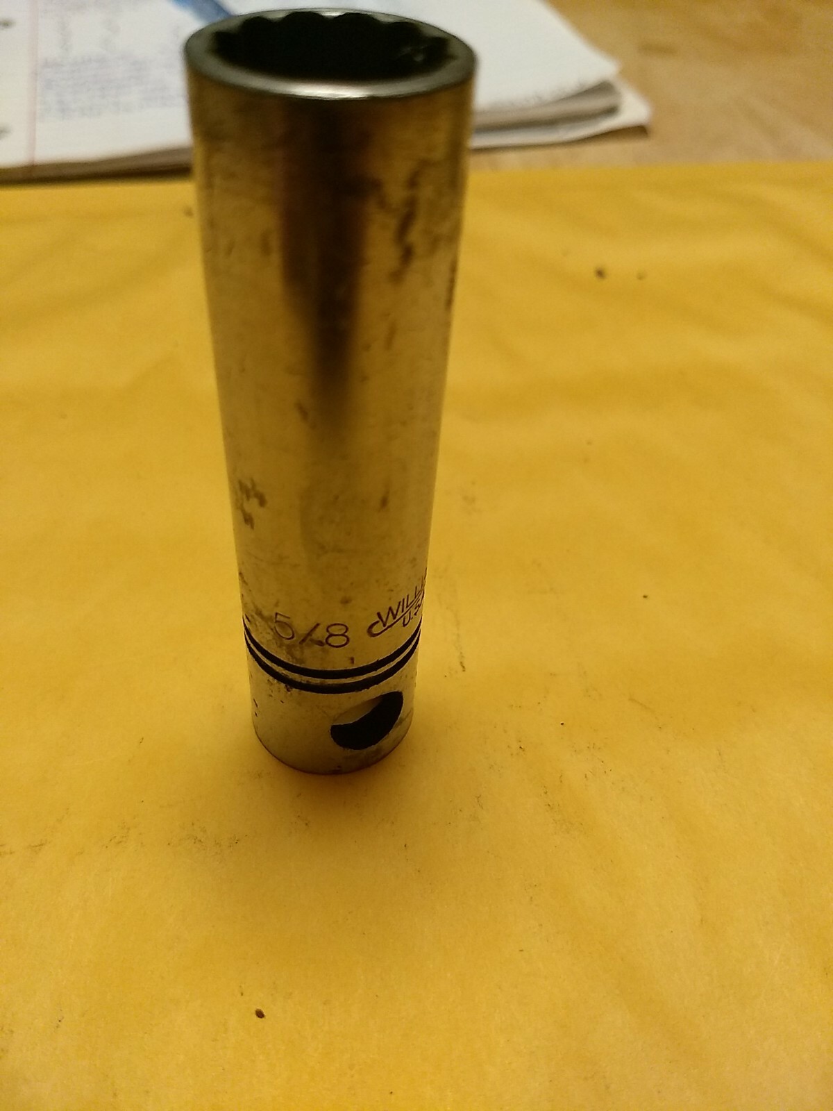 Williams USA 5/8″ Deep SD1220 1/2dr. 12pt. Socket W/ Cross Hole