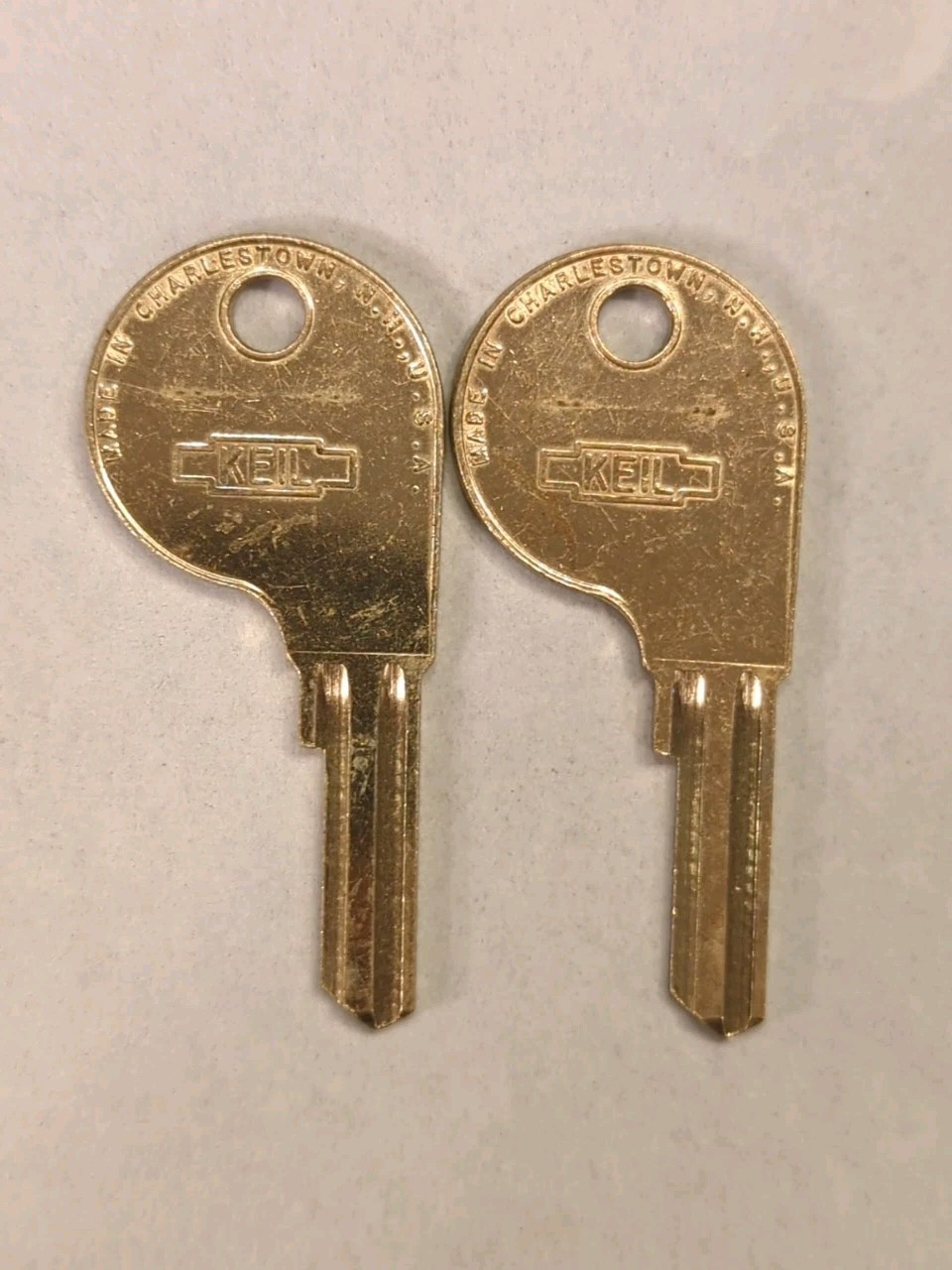 KEIL 162VS Nickel Plated Brass Key Blanks (Qty 2)