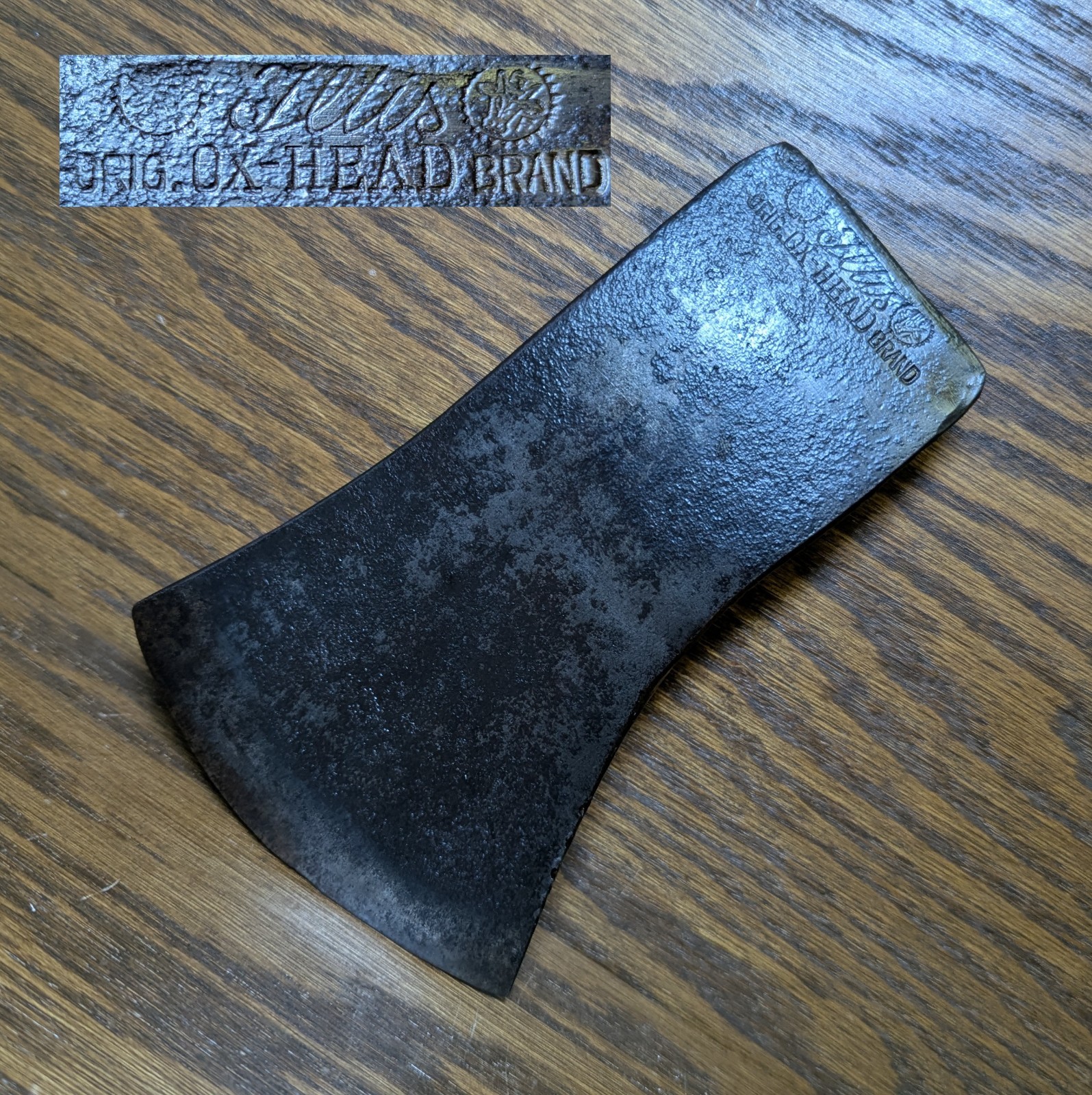 Vintage Iltis OX HEAD Axe 1.87 lbs – 6.5” Camp Axe Head Only – For Restoration