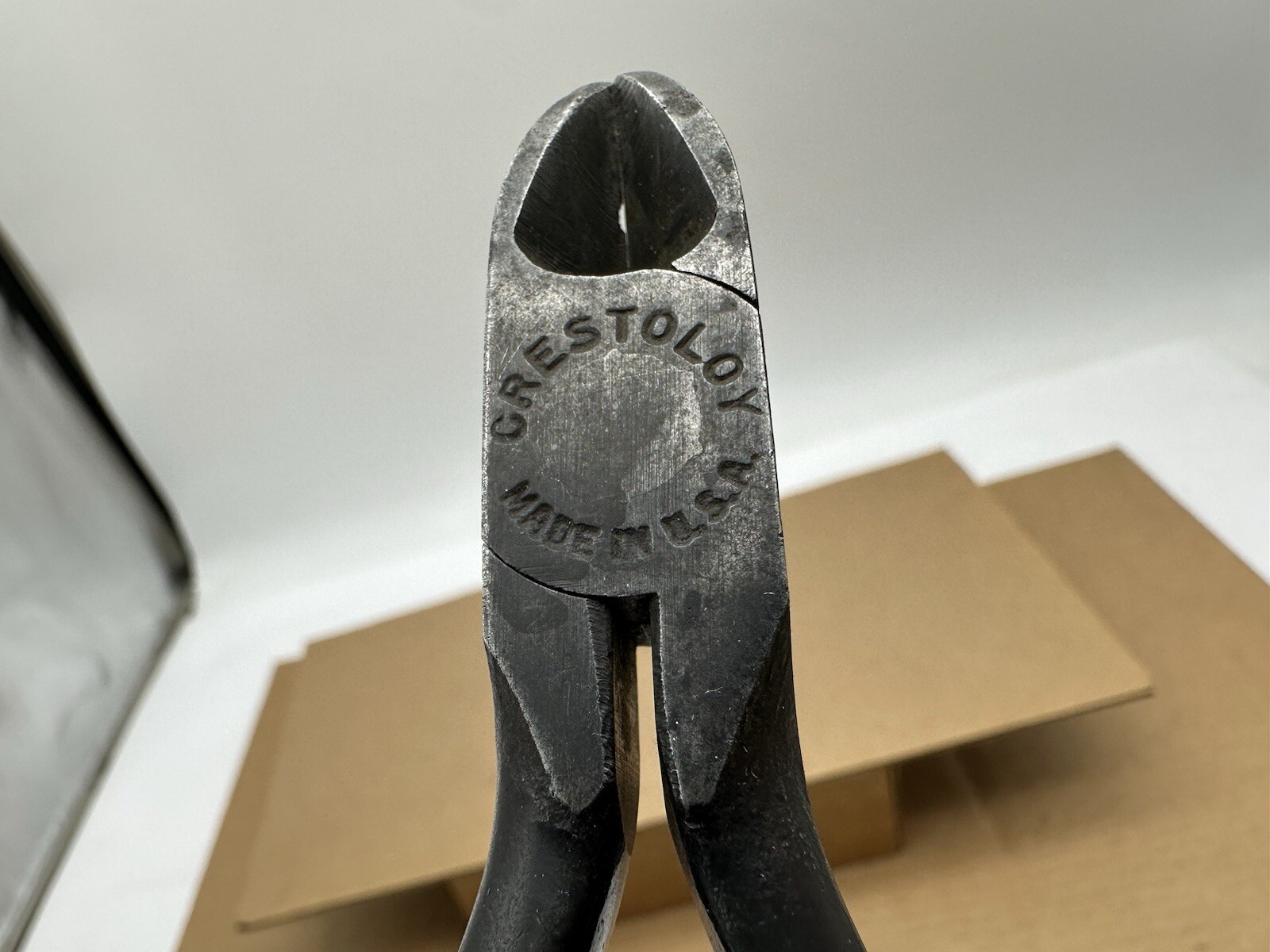 VINTAGE CRESCENT TOOL CO. JAMESTOWN NY CRESTOLOY 942-6 DIAGONAL SIDE CUTTERS USA