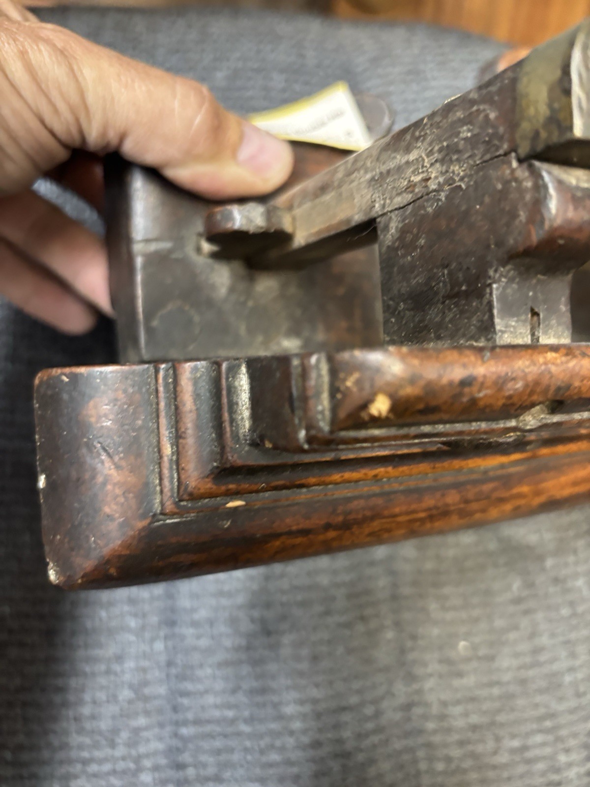 19th century Carpenters Wood Plough Plane J.Turner Sheffield England
