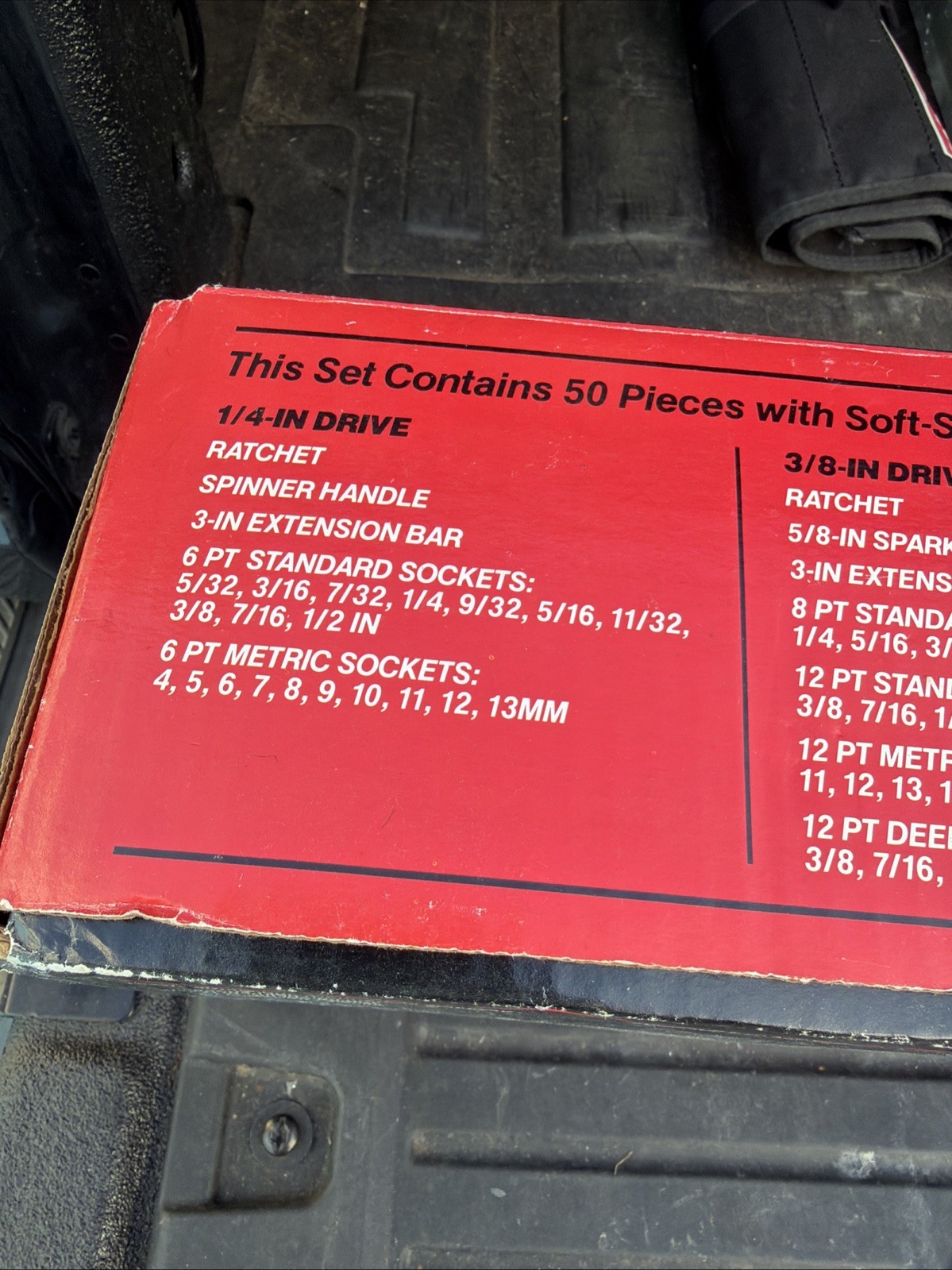 Sears Craftsman USA Nos Rare 50pc Mechanics Tool Set 33650 SAE Metric Ratchets