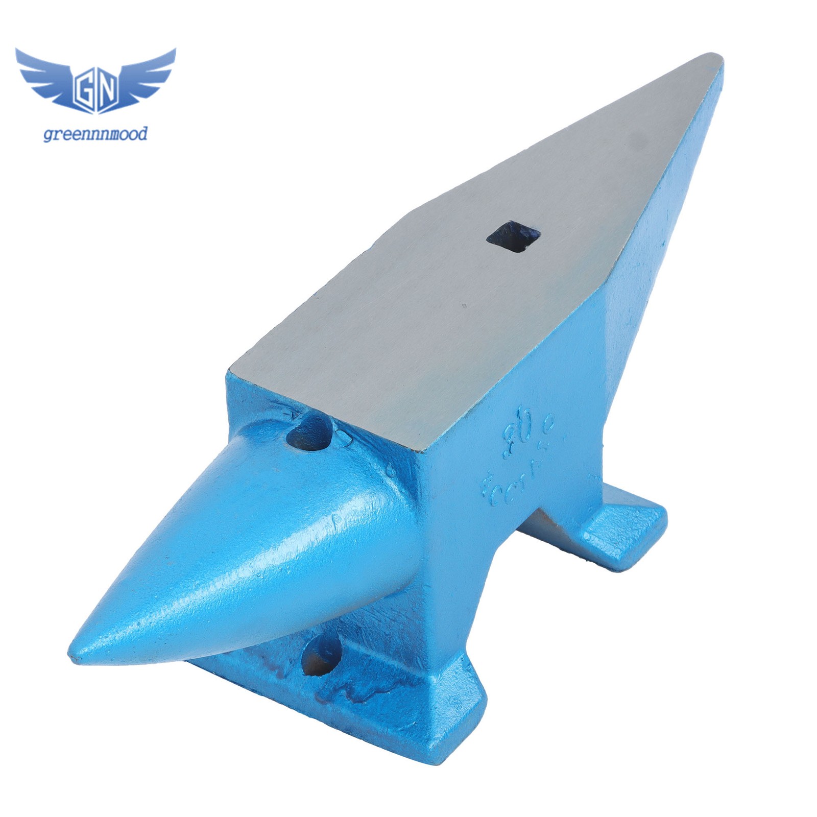 Anvil Blacksmith 66 lb Forged Steel 30kg Heat Treated Long Round Horn