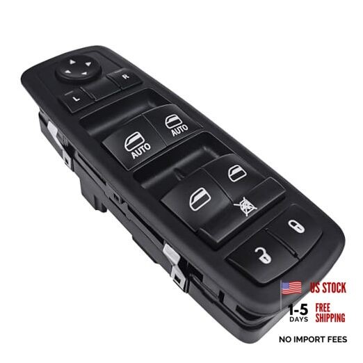 4602863AD Master Power Window Switch Compatible with 1500 2009-2012 Dodge Ram