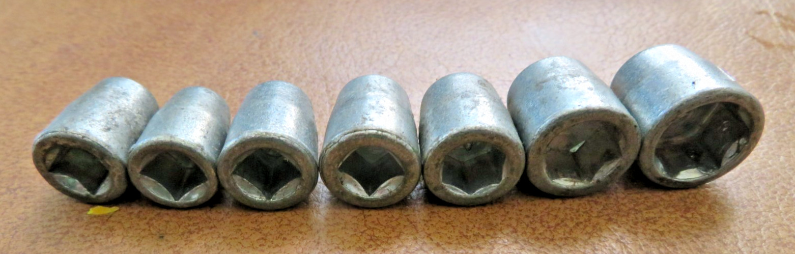 Vintage 1931-47 Craftsman 1/4″ Drive Socket Set w/ Original Case & Other Brands