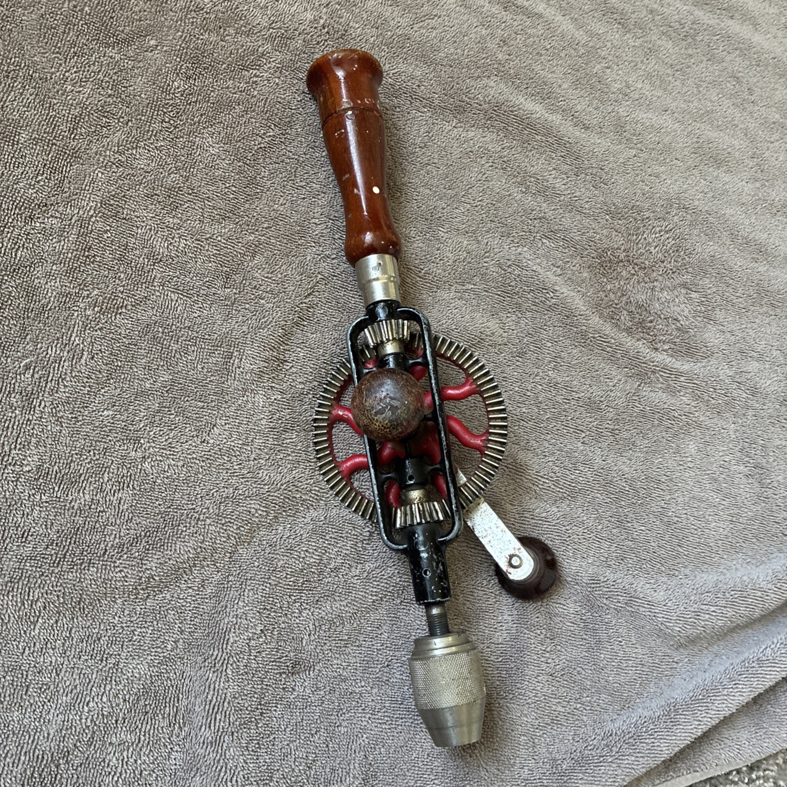 Vintage Millers Falls Co Model No #2A 15” Hand Drill Crank Egg Beater Style