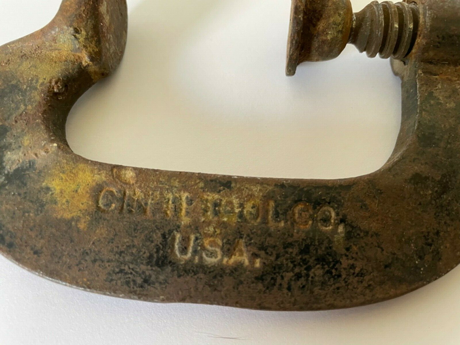 Vintage Cincinnati Tool Co No 44 Hargrave Superclamp 2″ Forged Steel C-Clamp USA