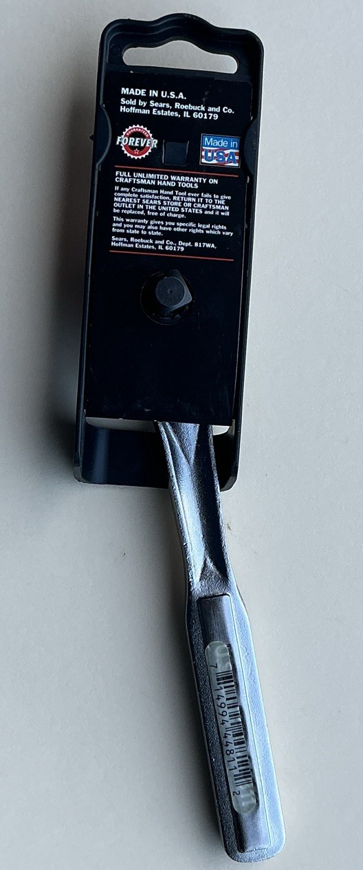 Craftsman Vintage 3/8 In Drive Ratchet NOS Quick Release